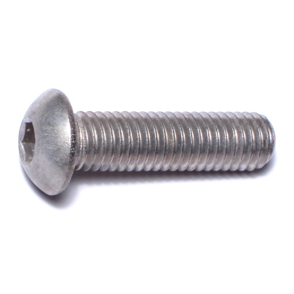 8mm-1.25x 30mm Button Socket SS