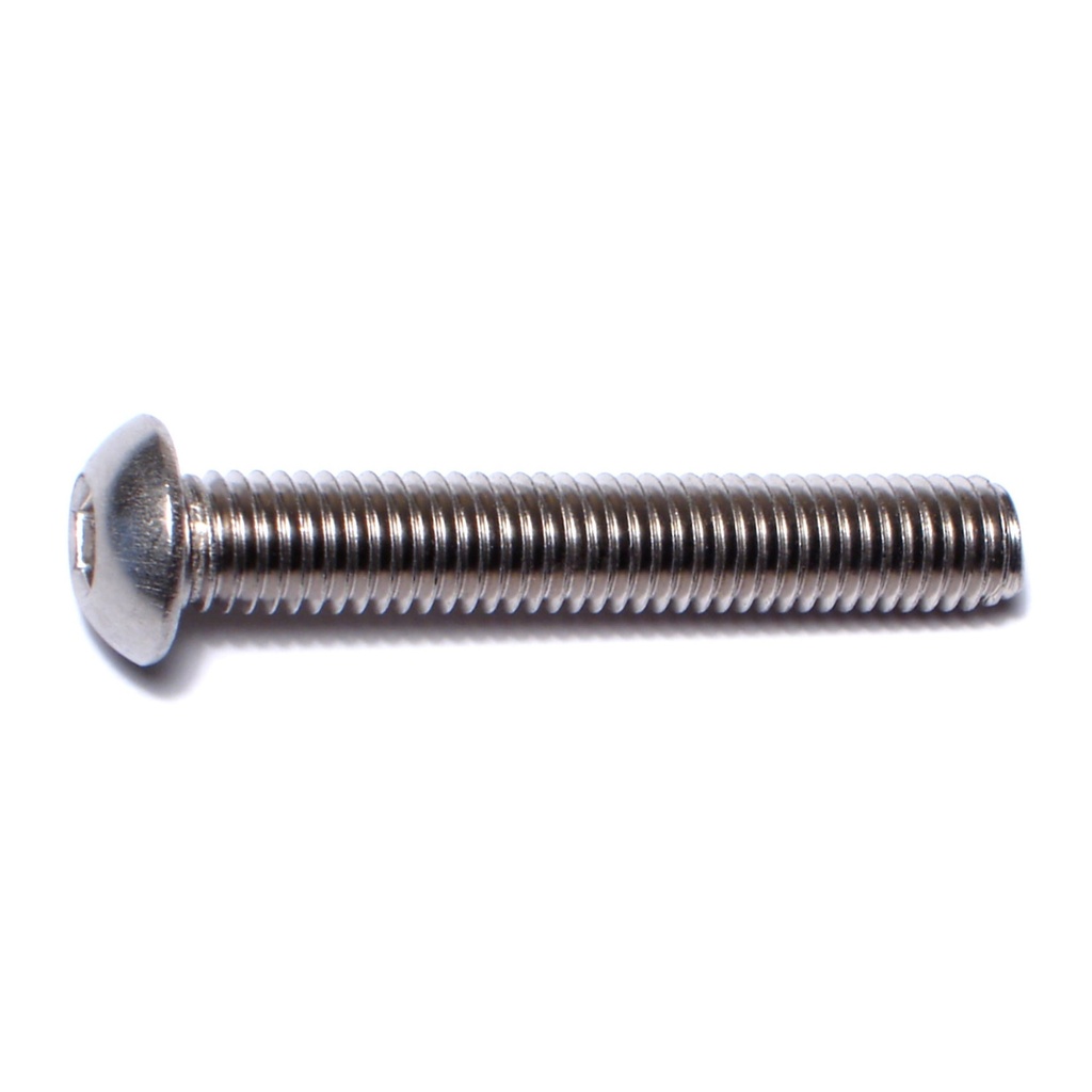 8mm-1.25x 50mm Button Socket SS