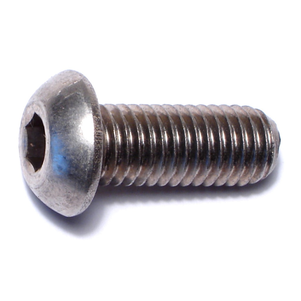 10mm-1.5x 25mm Button Socket SS
