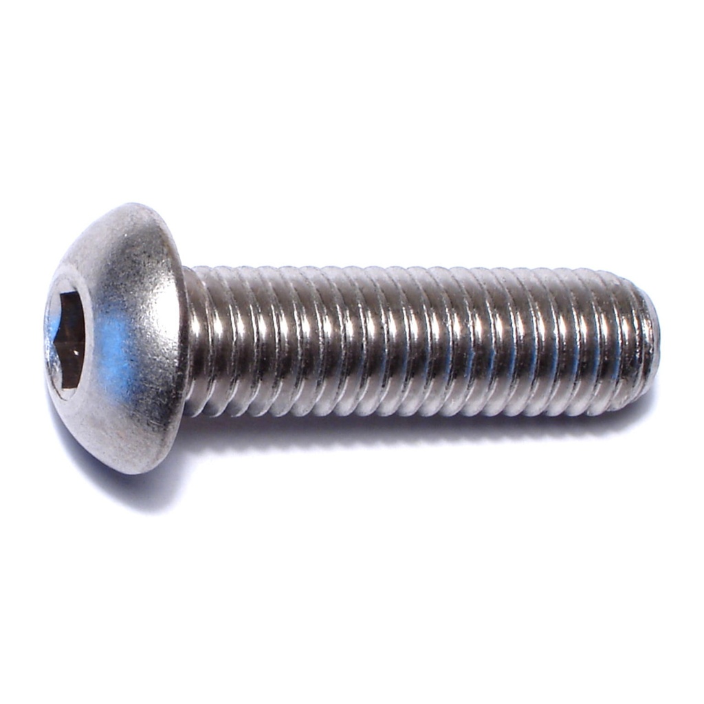 10mm-1.5x 35mm Button Socket SS