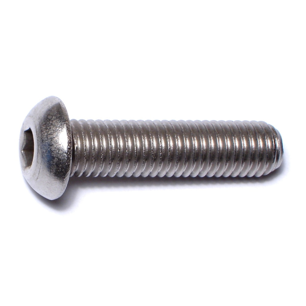 10mm-1.5x 40mm Button Socket SS