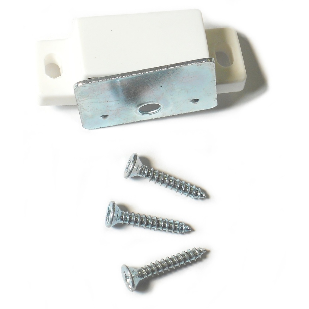 [MF75763] #9 White Sngl Magnt Latch