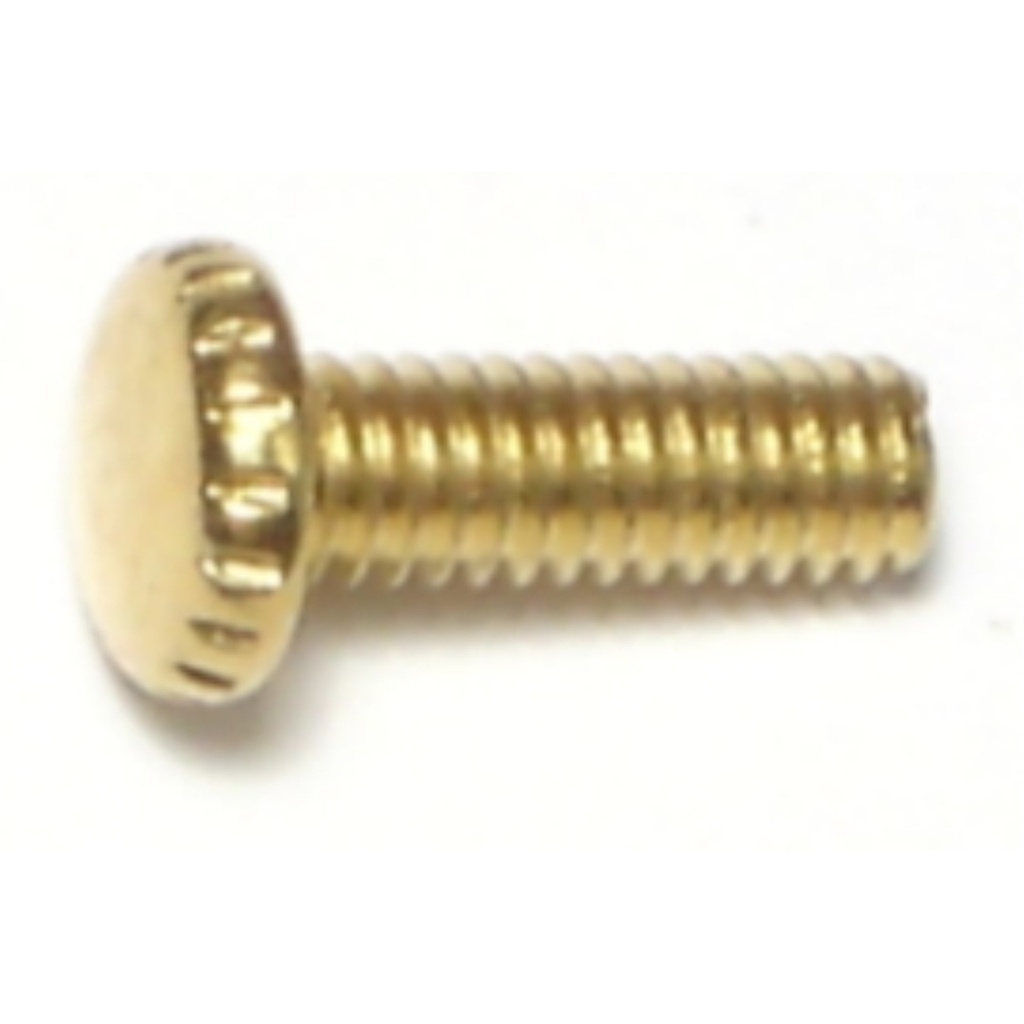 8-32 x 1/2 Knurled Scr BrPl