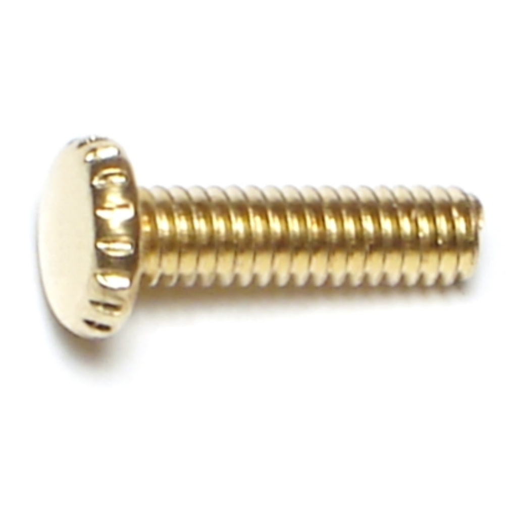 8-32 x 5/8 Knurled Scr BrPl