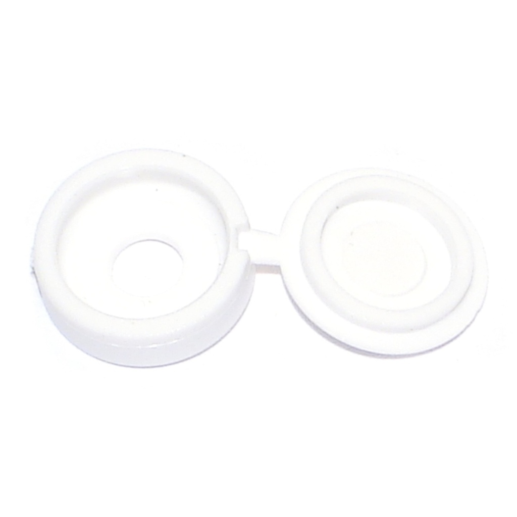 #4 / #6 Hinged Cover Wht