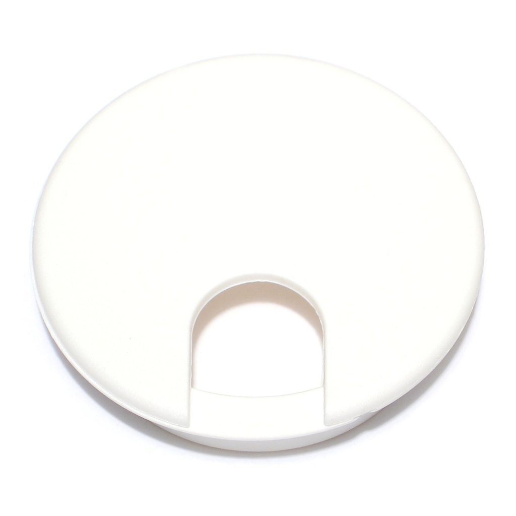 2-1/2 White Computer Grommet