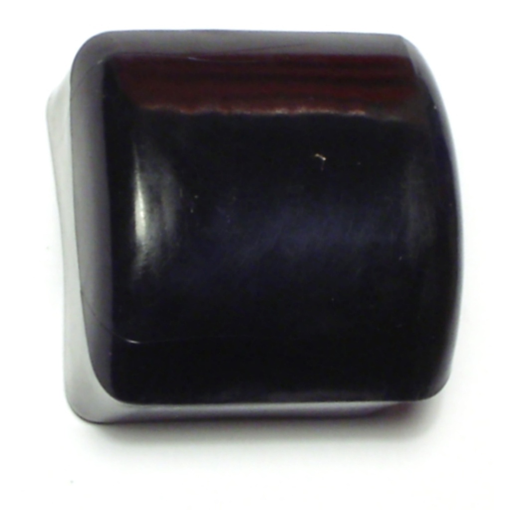 1" Blk Outside Sq Patio Chr Tip