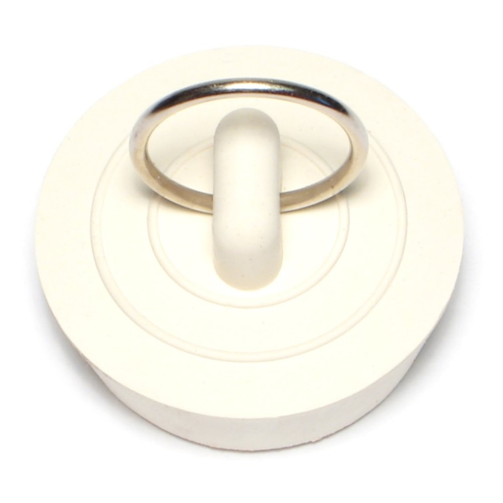 1-1/2 Wht Rubber Stopr