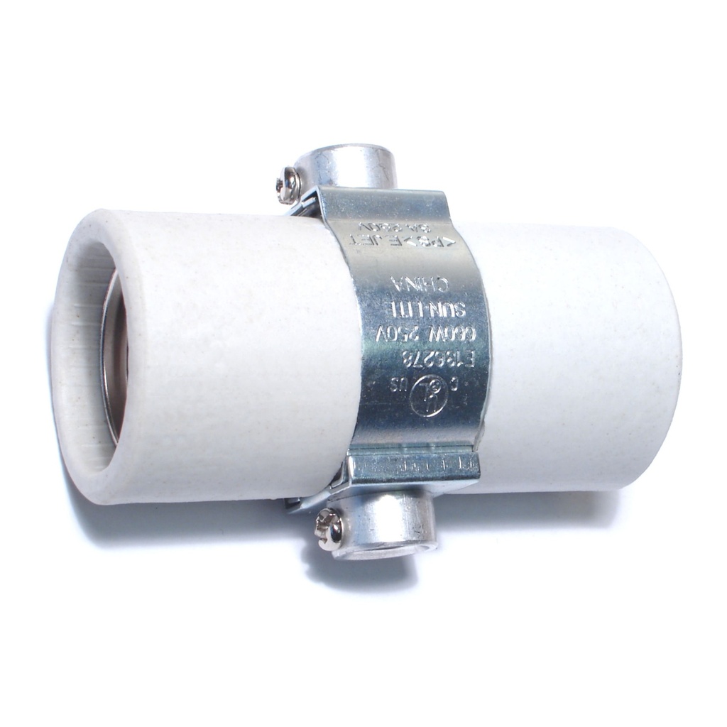 [MF77905] Dbl Medium Porcelain Socket