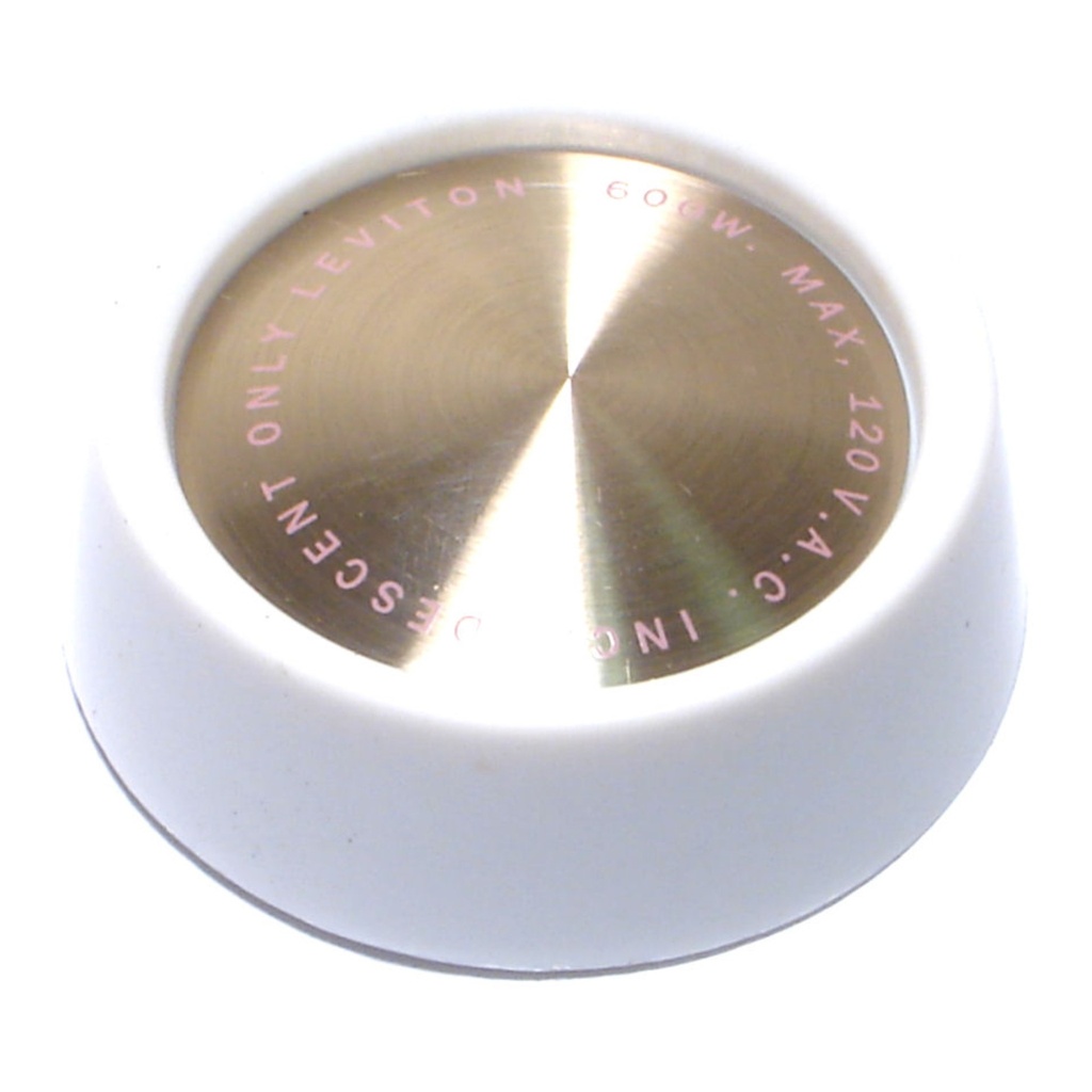 Leviton Style Wht Dimmer Knob