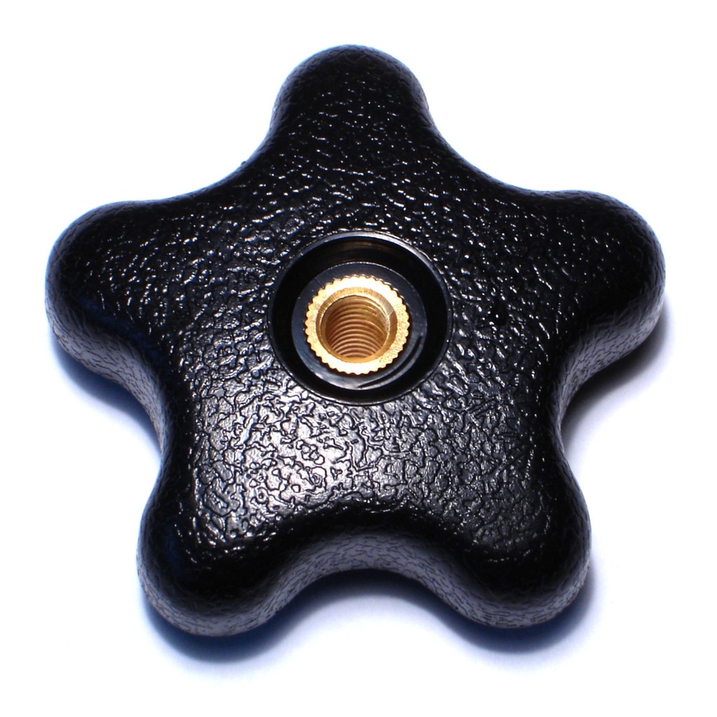 1/4-20 x 2-1/4 T-hole Star Knob