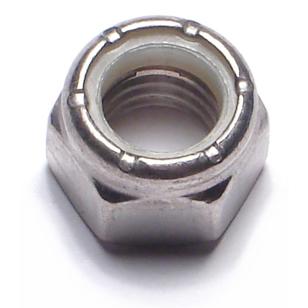7/16-14 Nyln Lock Nut SS