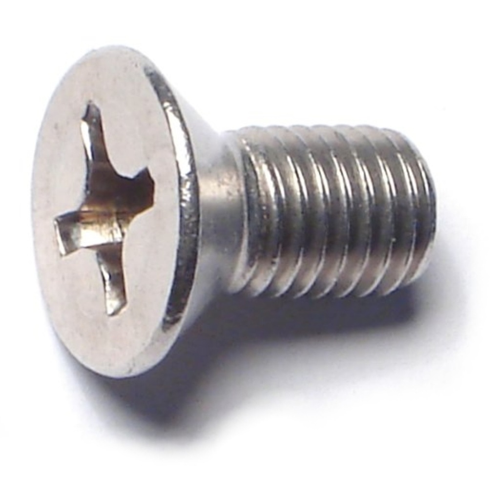 1/4-28 x 1/2 Ph Fl Mach Sc SS