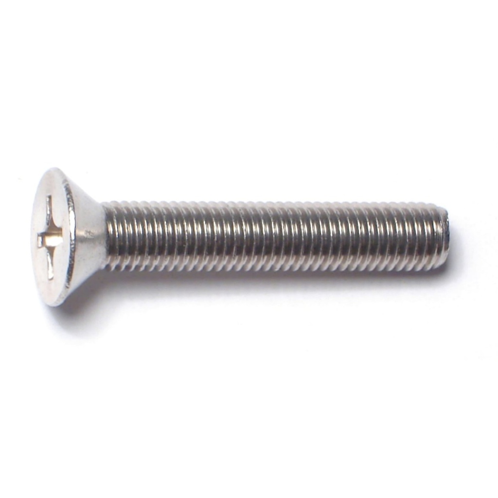 1/4-28 x 1-1/2 Ph Fl Mach Sc SS