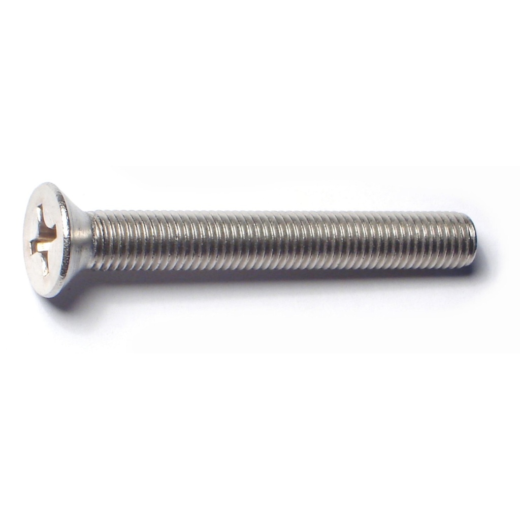 1/4-28 x 2 Ph Fl Mach Sc SS