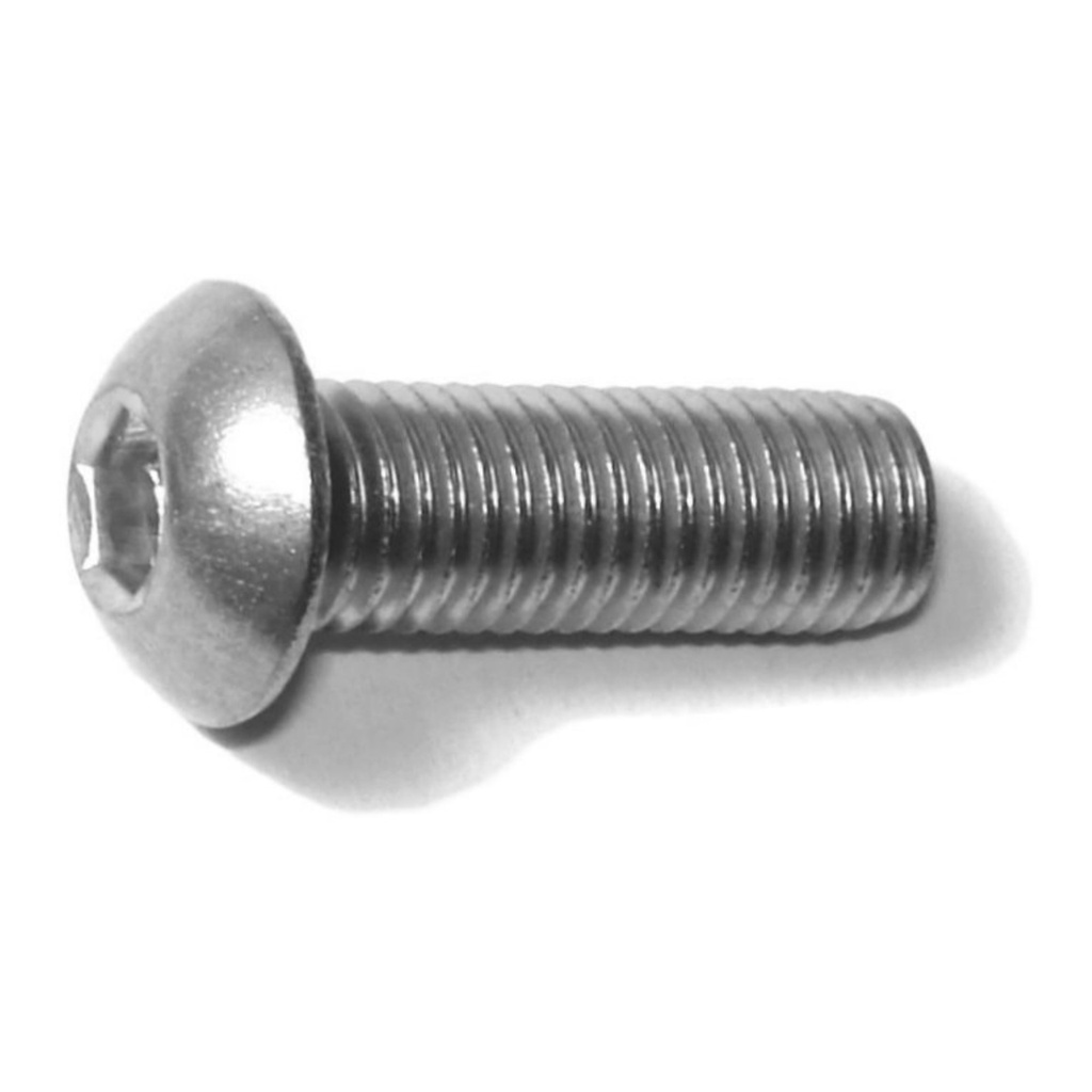 1/4-28 x 3/4 Button Socket SS