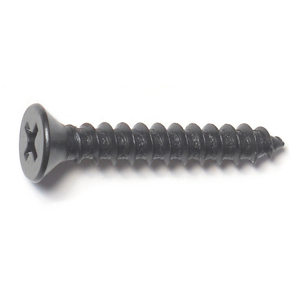 10 x 1-1/4 Ph Flat SMS Blk