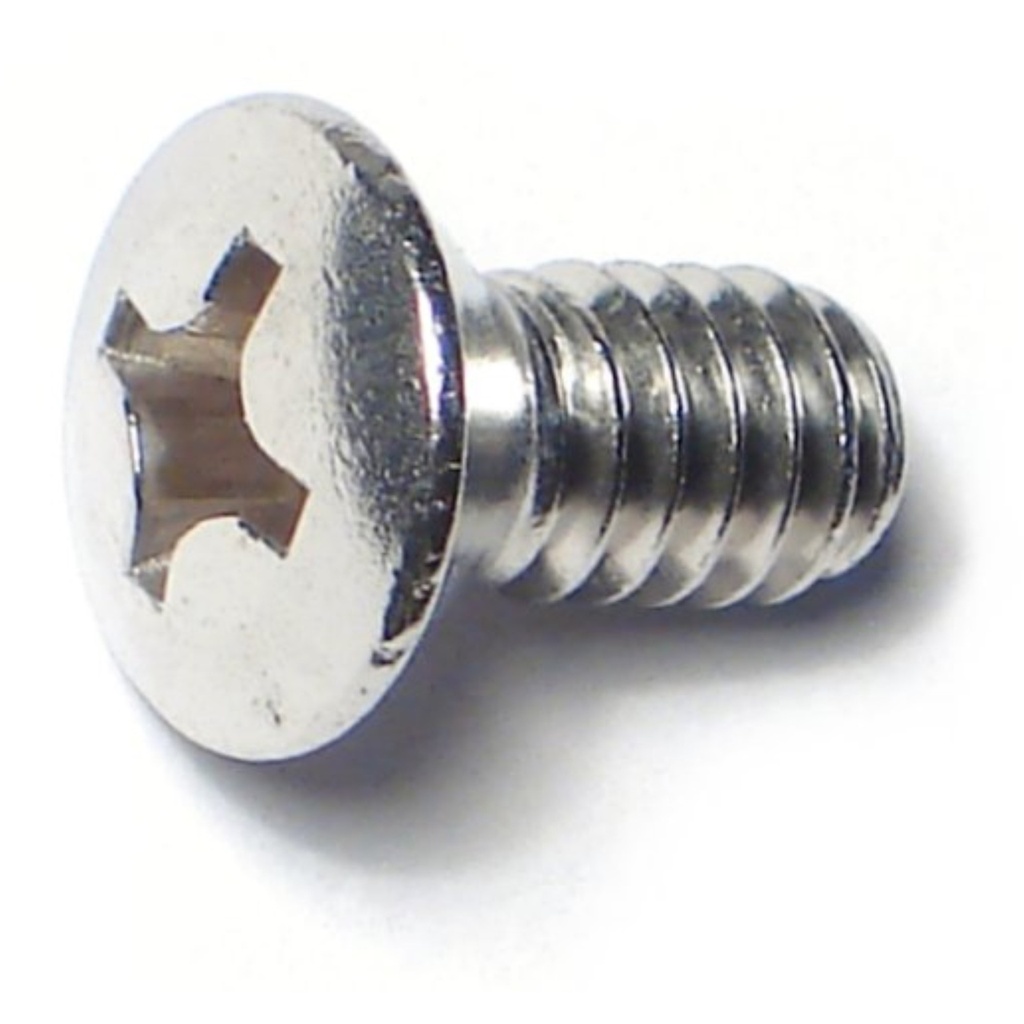 1/4-20 x 1/2 Ph Ov Mach Sc SS