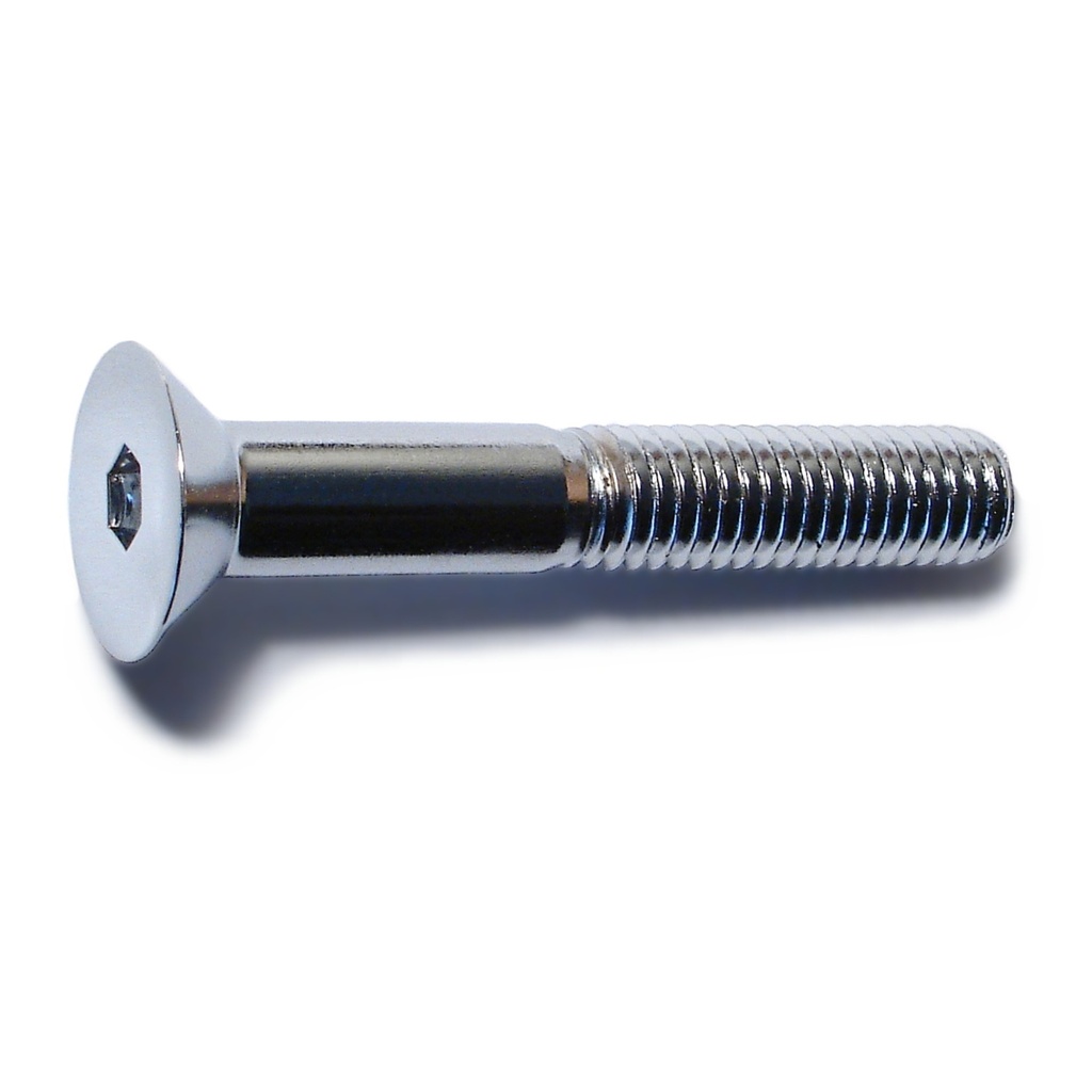 3/8-16 x 2-1/2 Flat Socket Chrm