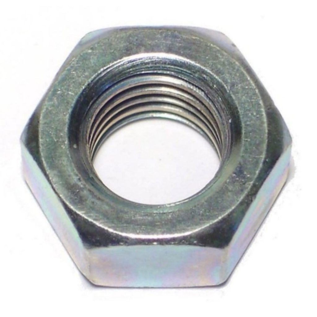 9/16-12 Hex Nut Zinc