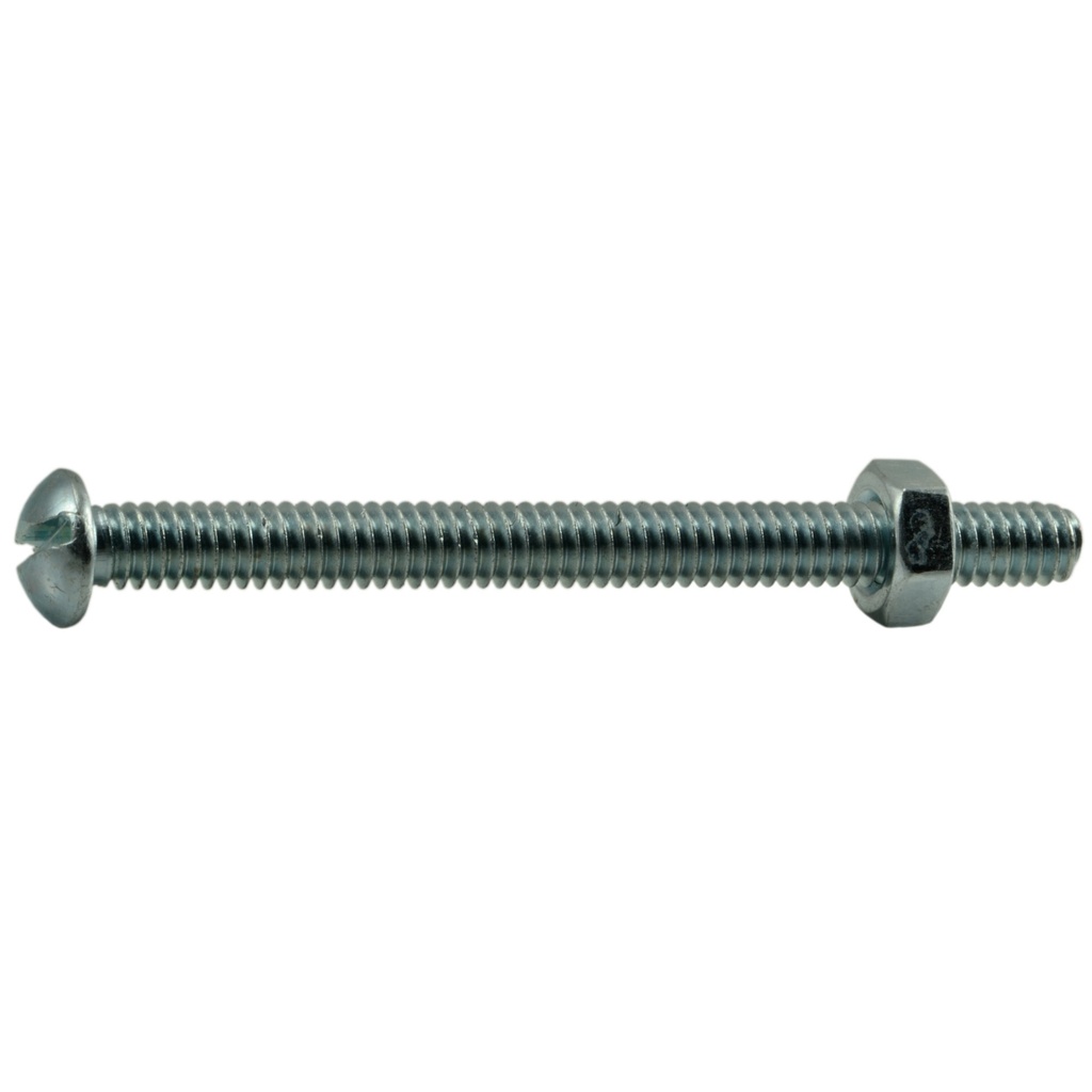 1/4-20 x 3 Sl Rd Mach Sc Zn