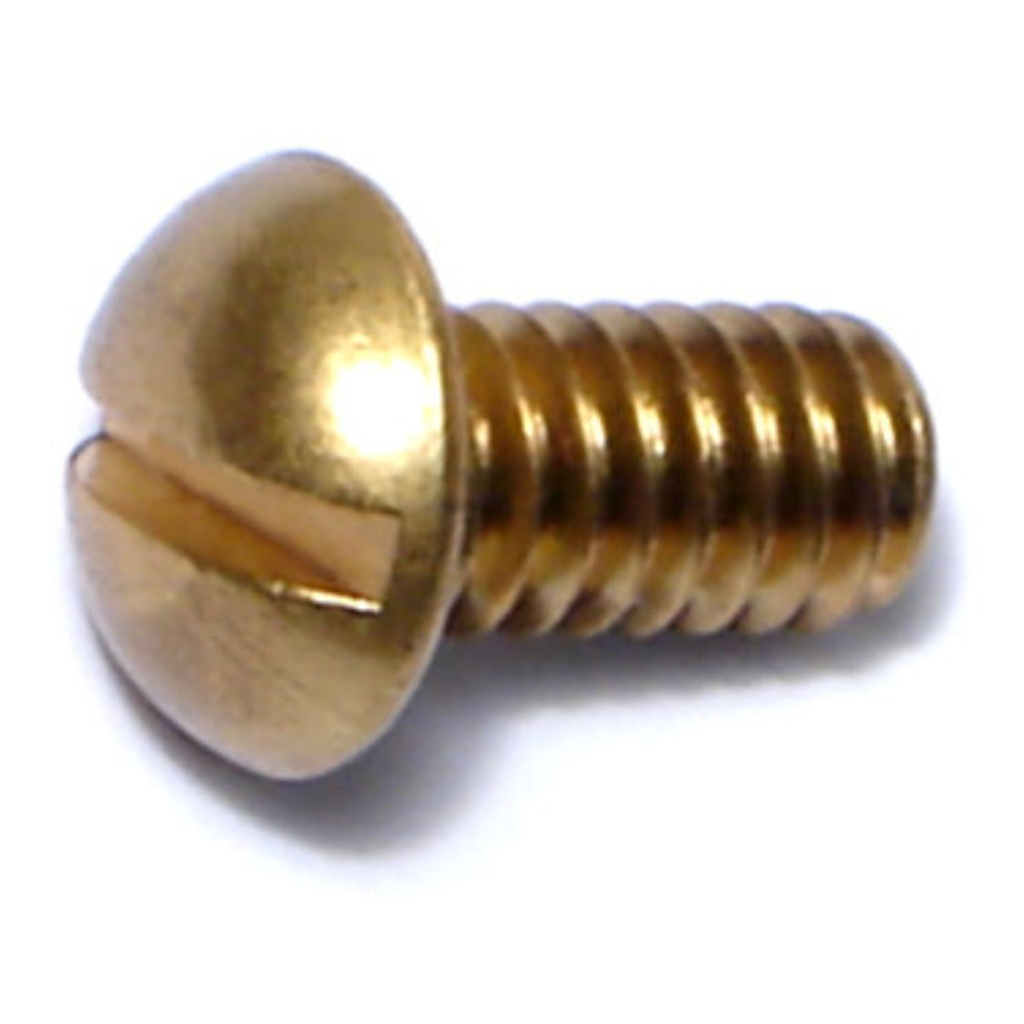 1/4-20 x 1/2 Sl Rd Mach Sc Br