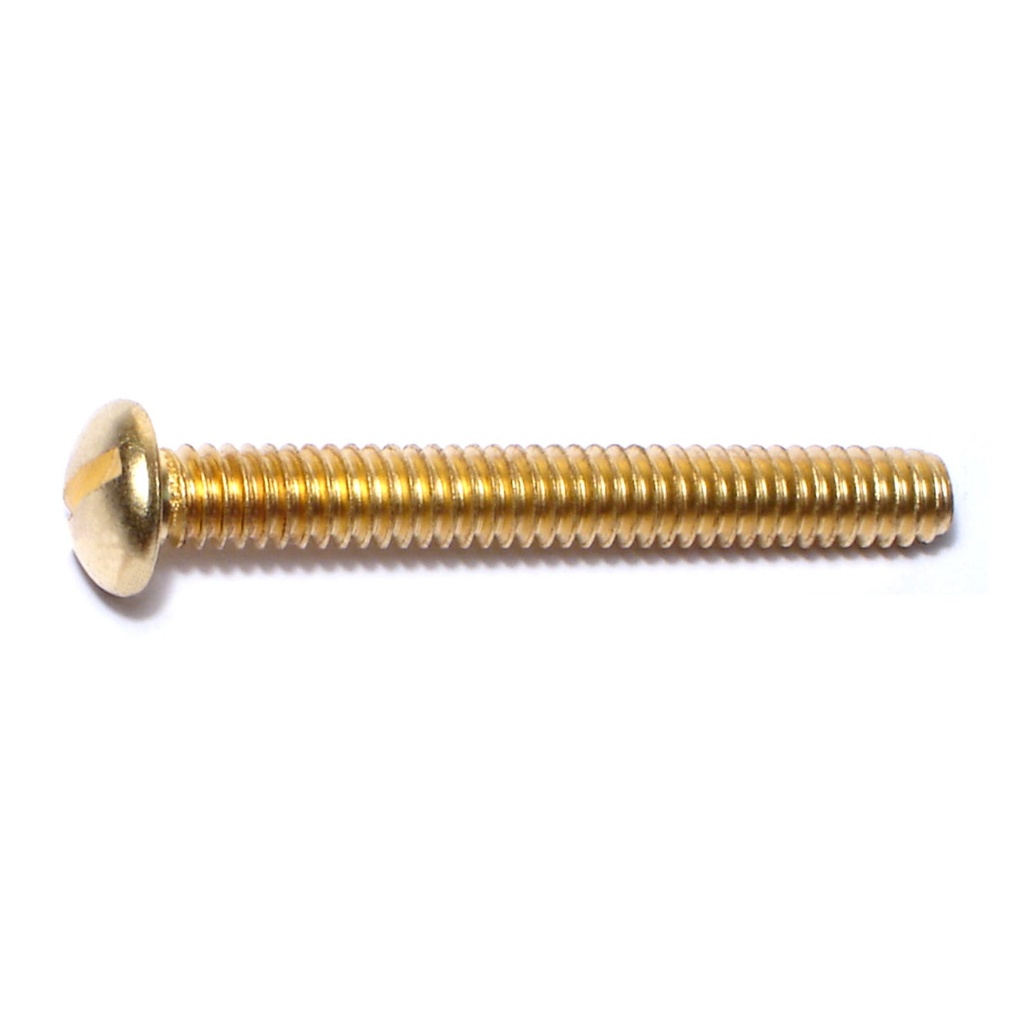 1/4-20 x 2 Sl Rd Mach Sc Br