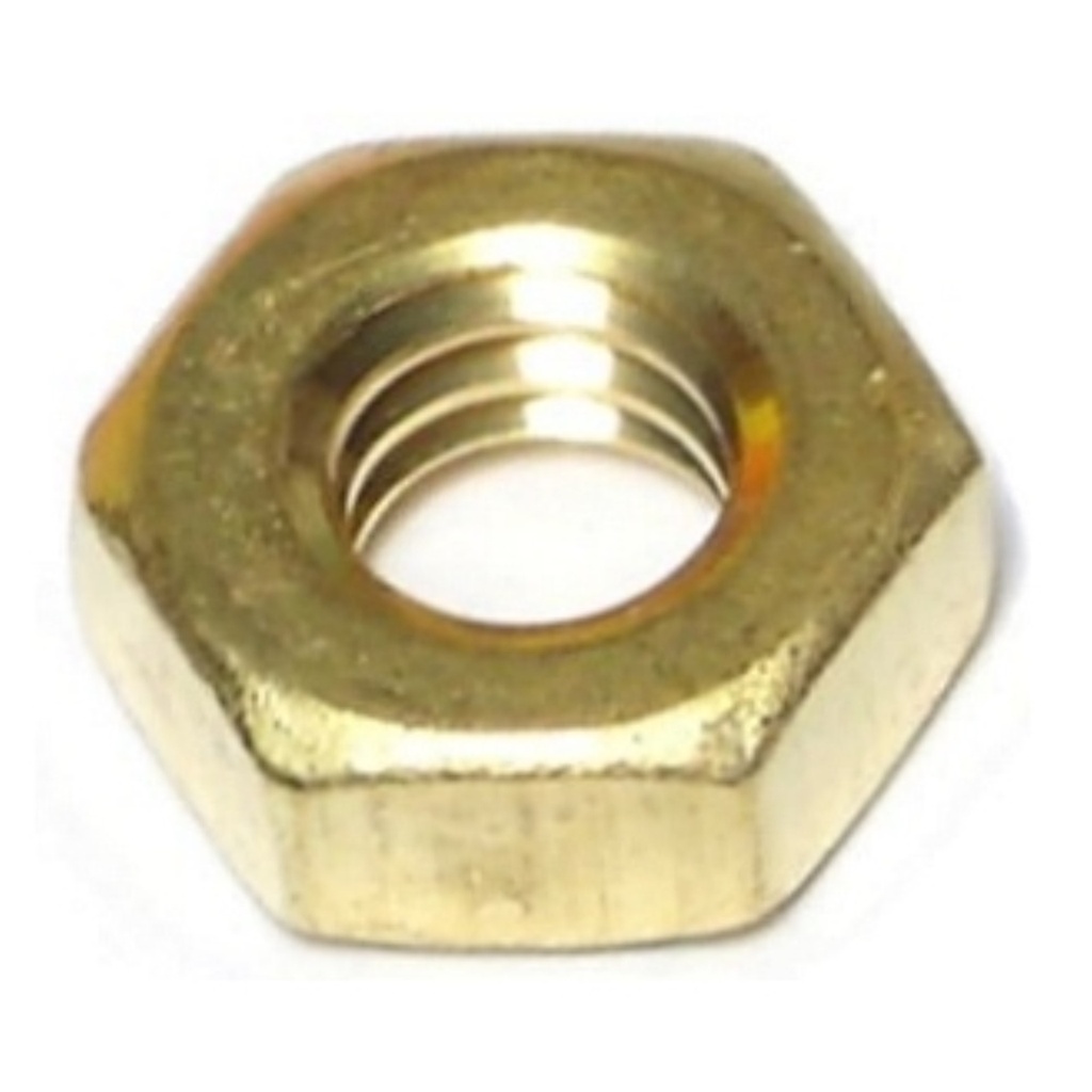 1/4-20 Hex Nut Brass