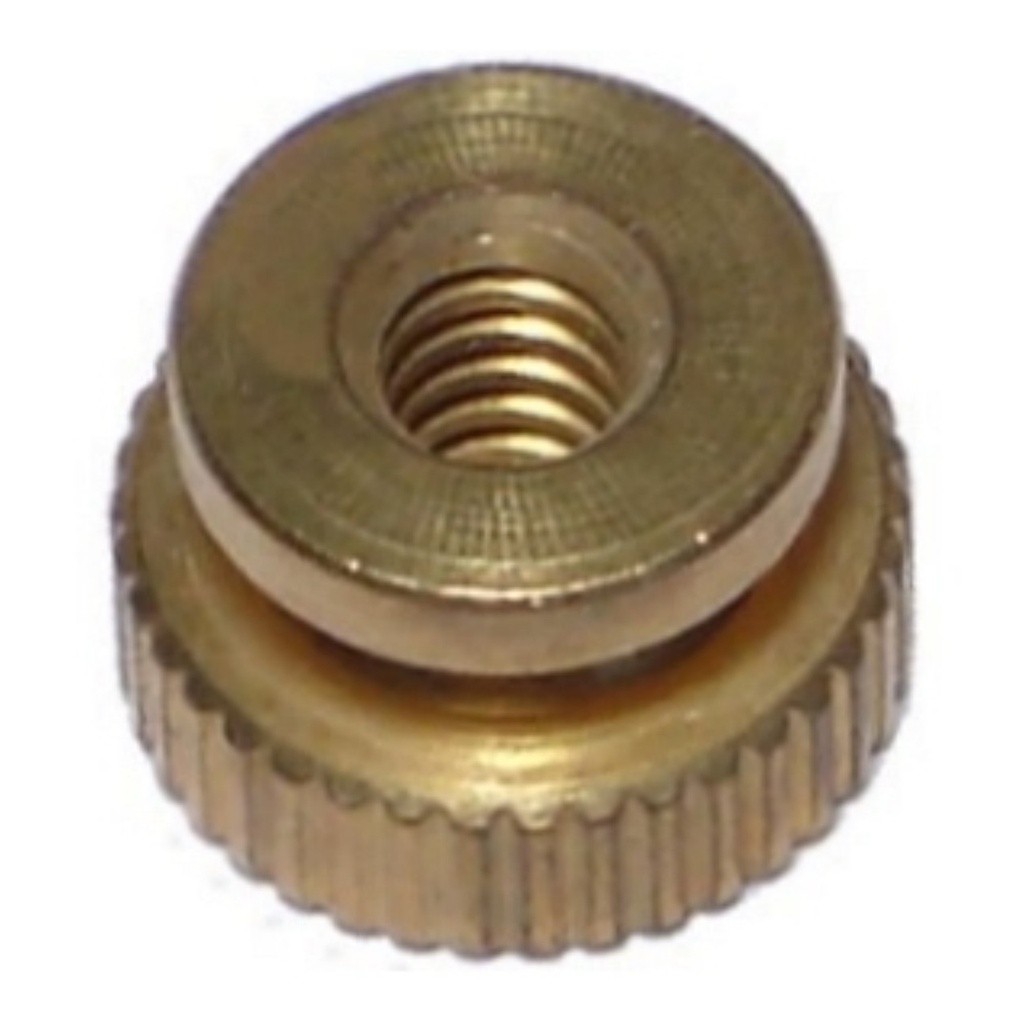 6-32 Knurled Nut Br