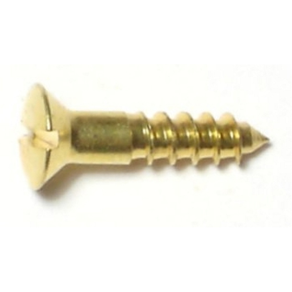 4 x 1/2 Sl Ov Wood Sc Br