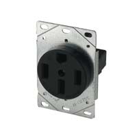 AH1258BK-F 4-WIRE RANGE RECEPT.