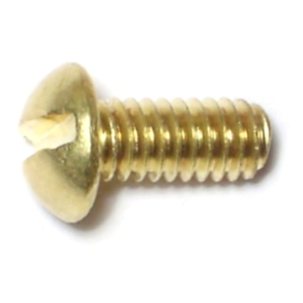8-32 x 3/8 Sl Rd Mach Sc Br