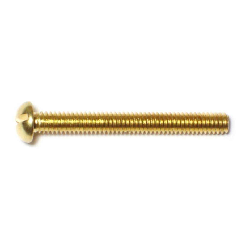 8-32 x 1-1/2 Sl Rd Mach Sc Br