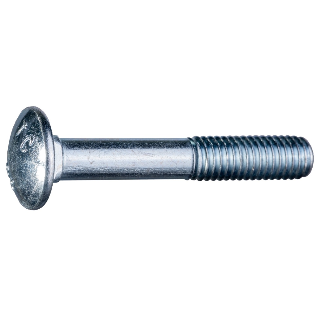 6mm-1.0 x 20mm Carriage Bolt Zn