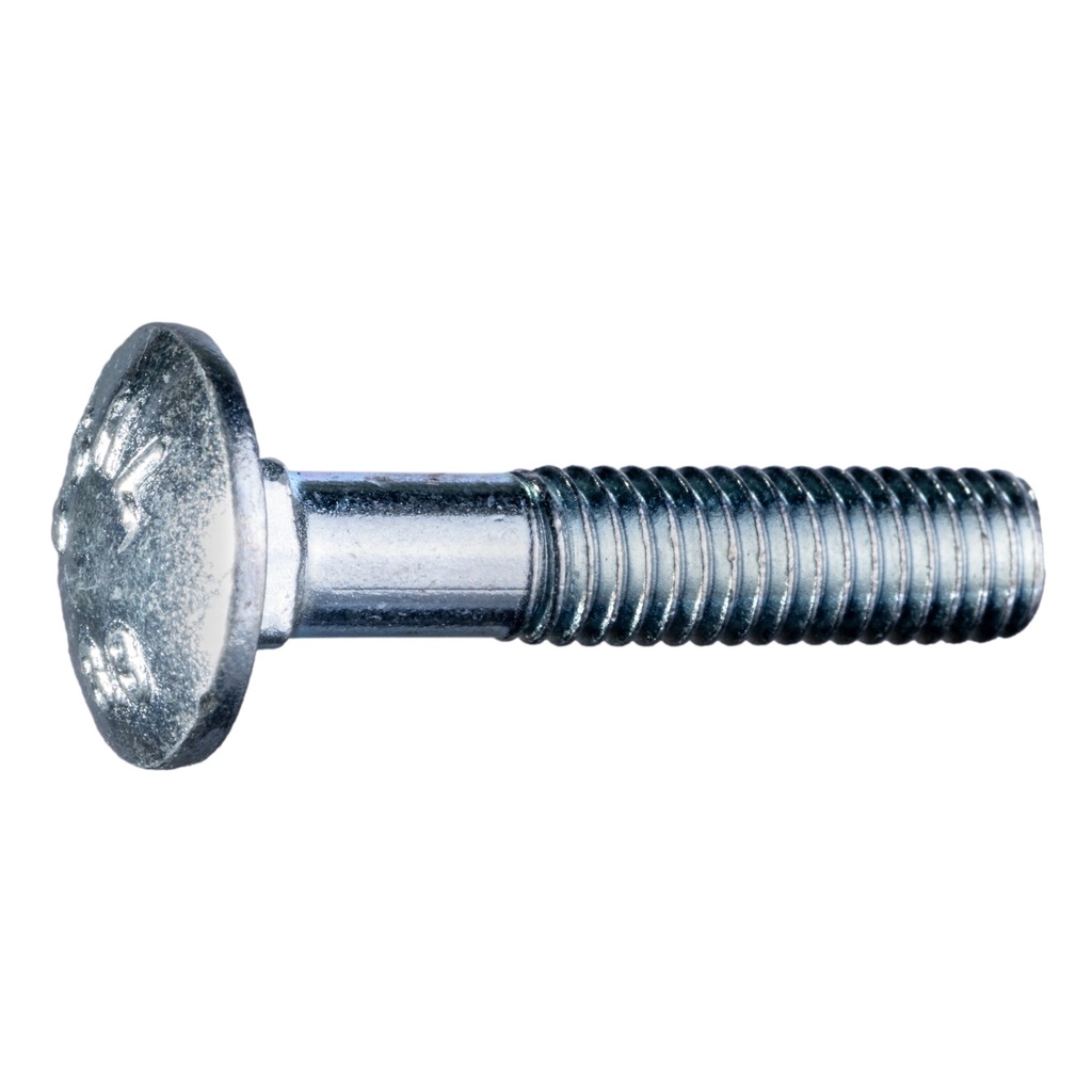 6mm-1.0 x 30mm Carriage Bolt Zn