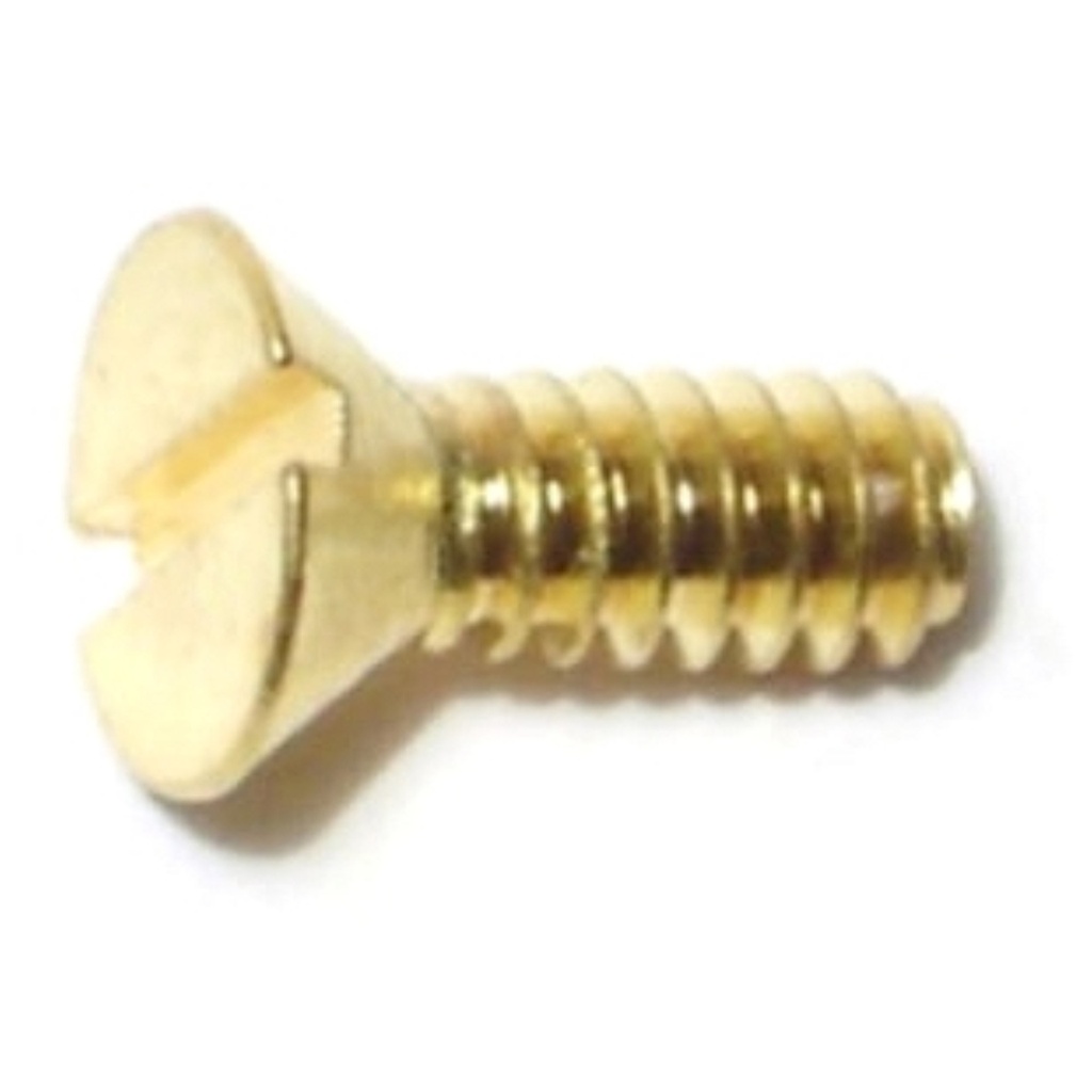 6-32 x 3/8 Sl Fl Mach Sc Br