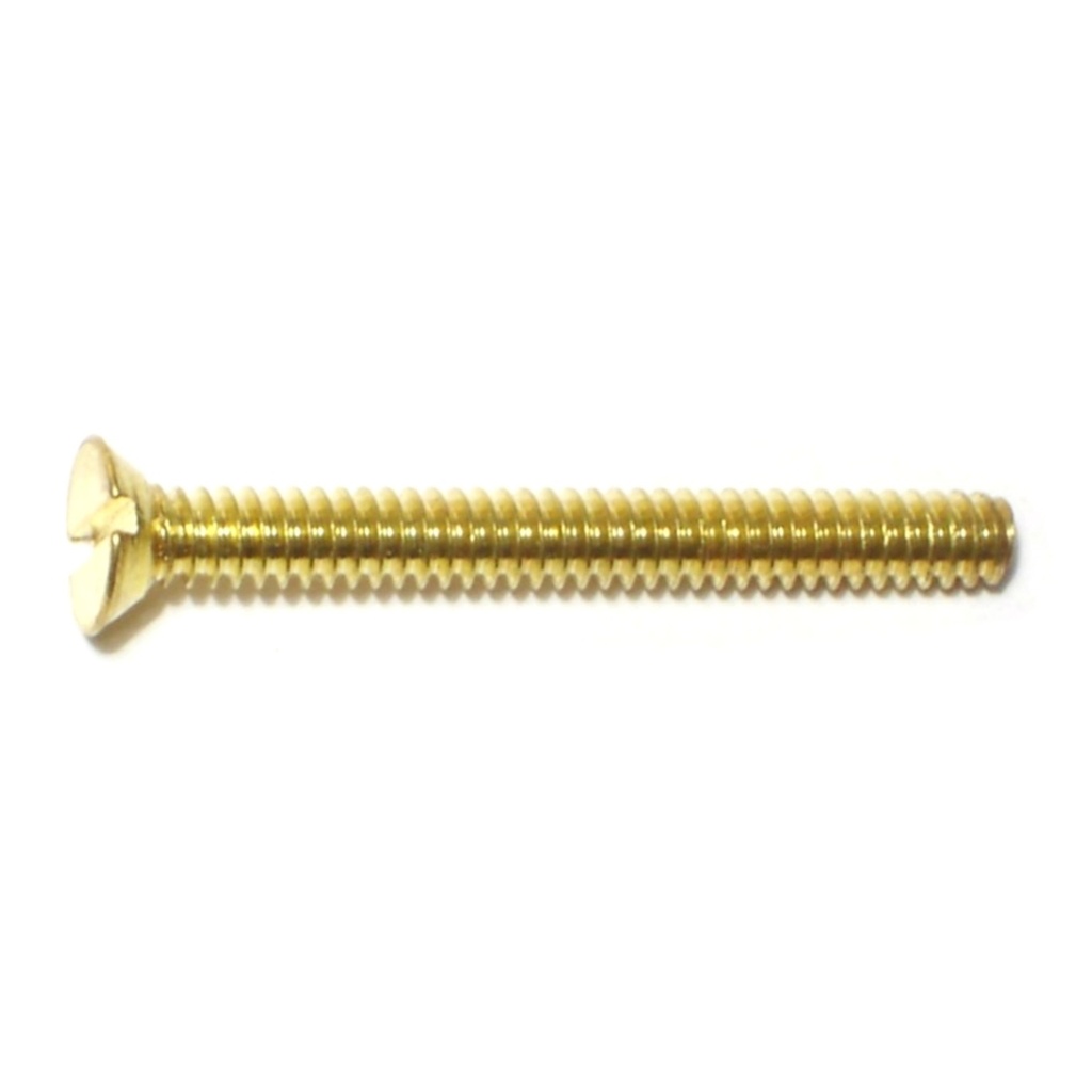 6-32 x 1-1/4 Sl Fl Mach Sc Br