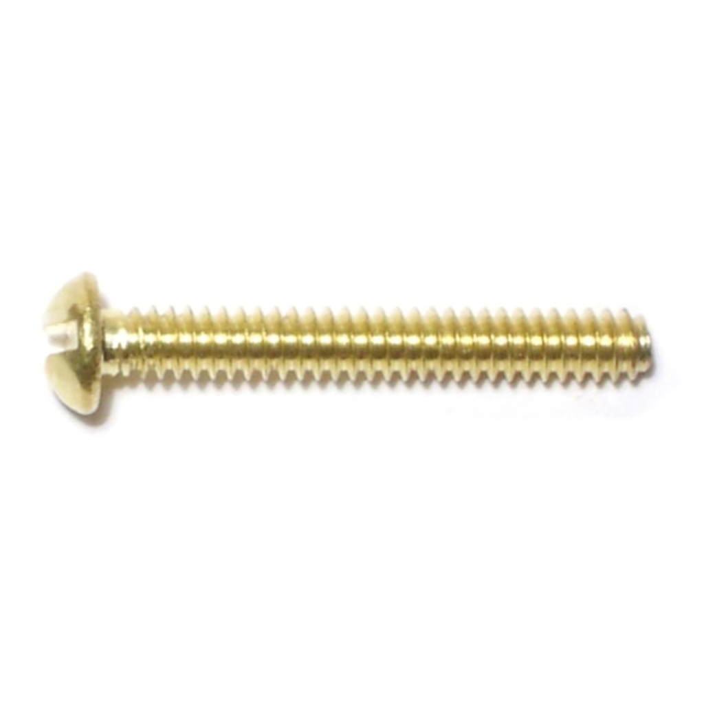 6-32 x 1 Sl Rd Mach Sc Br
