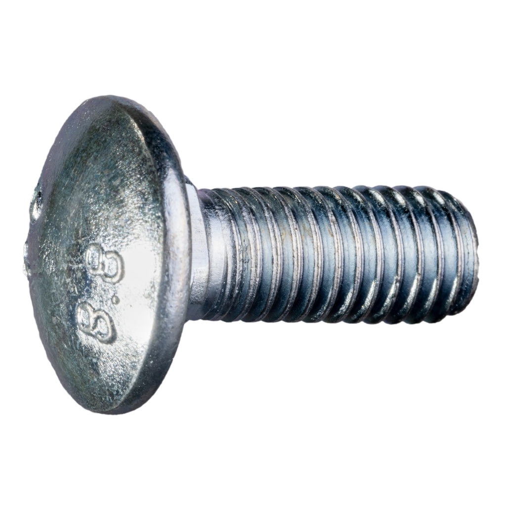 8mm-1.25x 20mm Carriage Bolt Zn