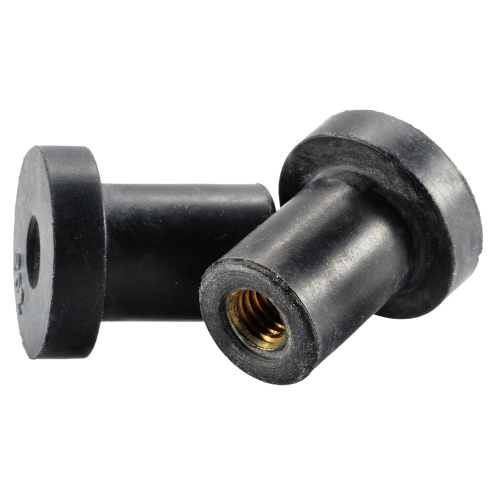 6mm-1.0 x 21mm Well Nut