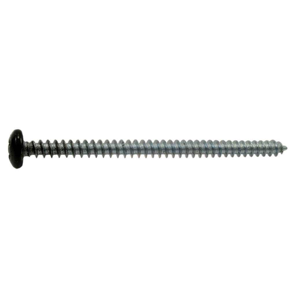 8 x 2-1/2 Ph Pn SMS Blk Zn