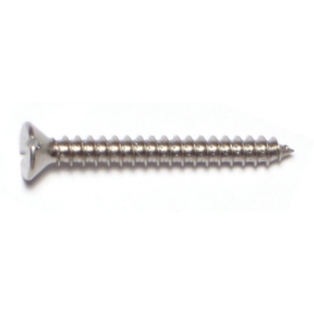 8 x 1-1/2 Sl Flat SMS SS