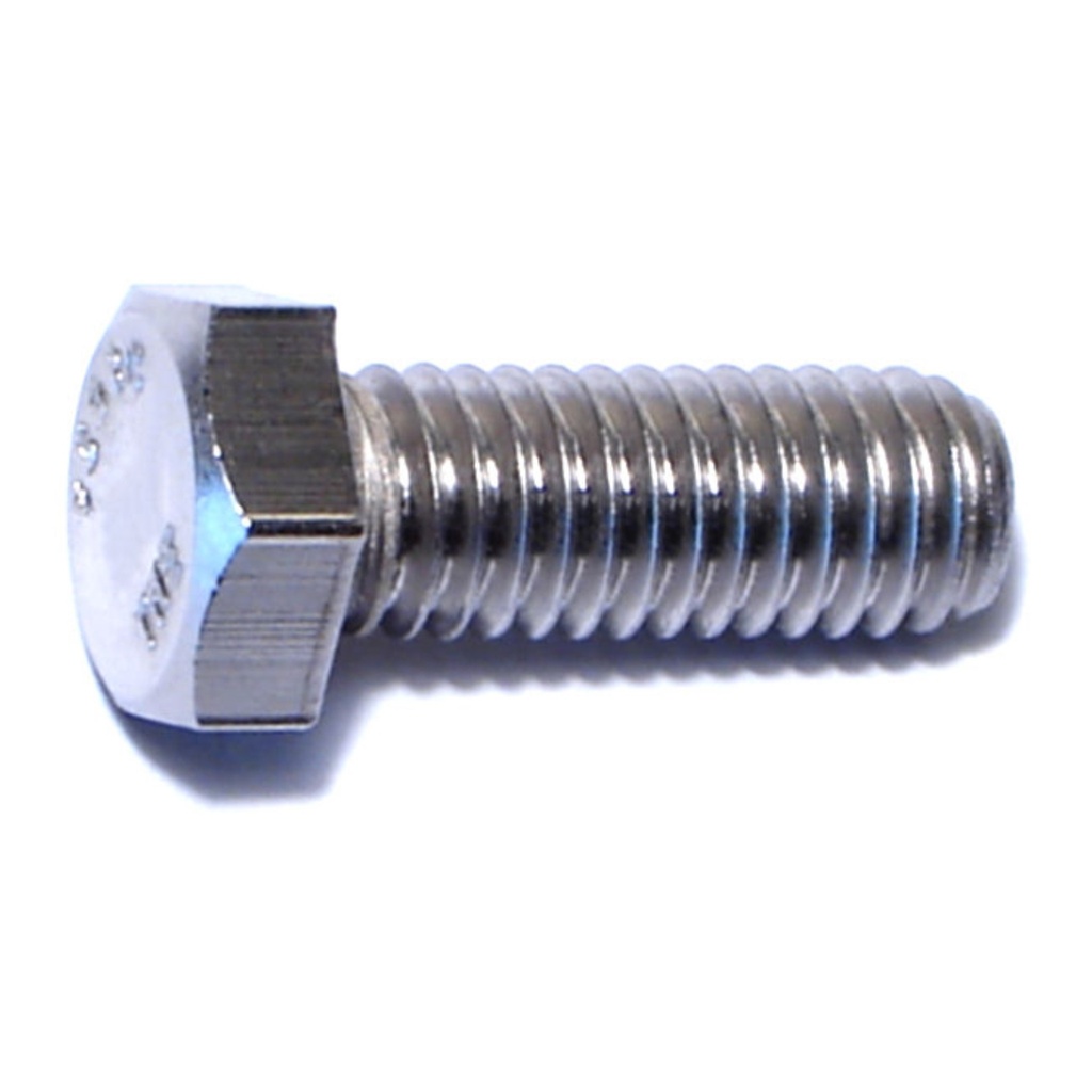 3/8-16 x 1 Hex Cap Screw SS