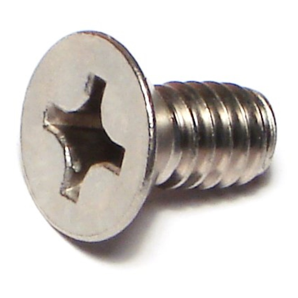 1/4-20 x 1/2 Ph Fl Mach Sc SS