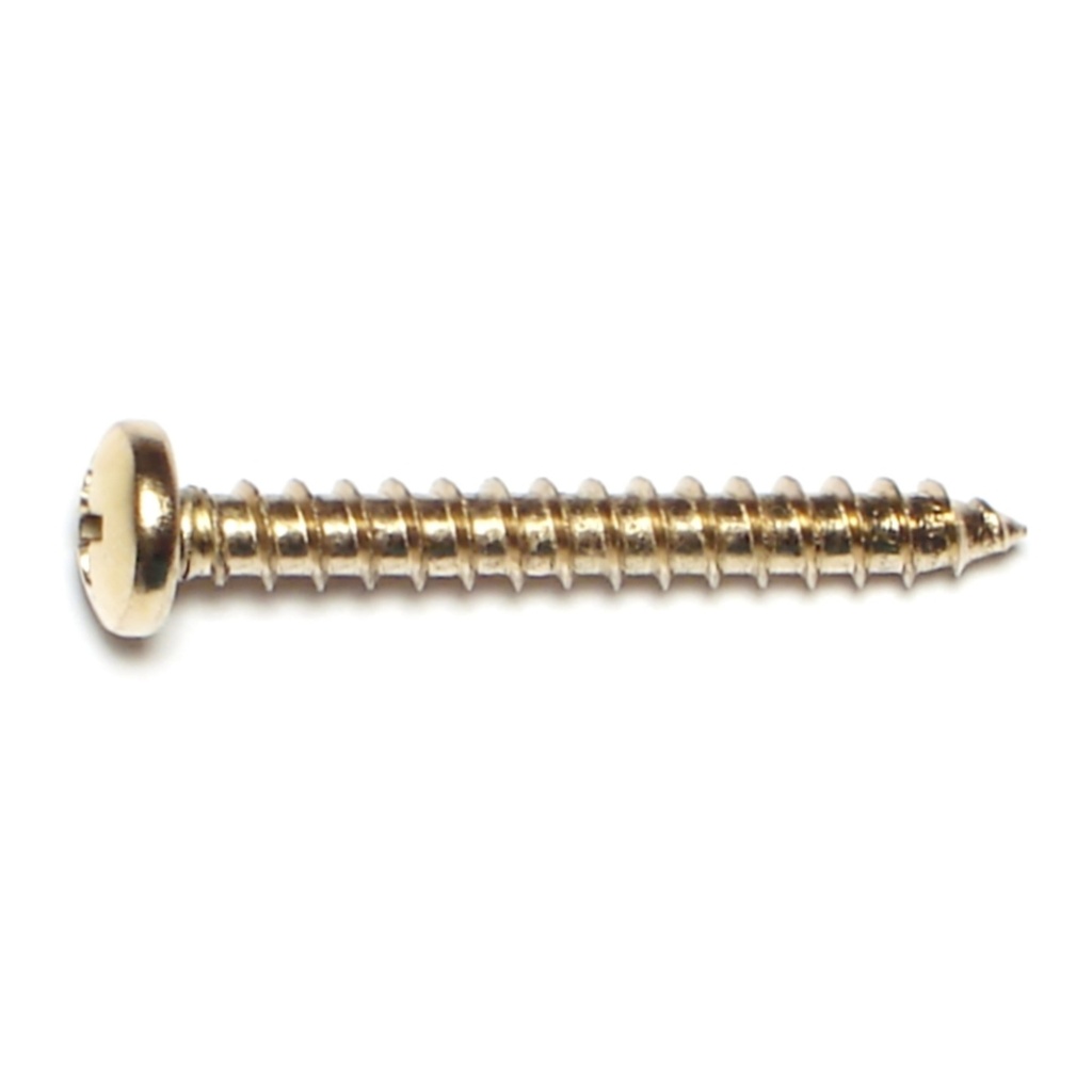 10 x 1-1/2 Ph Pan SMS Brass