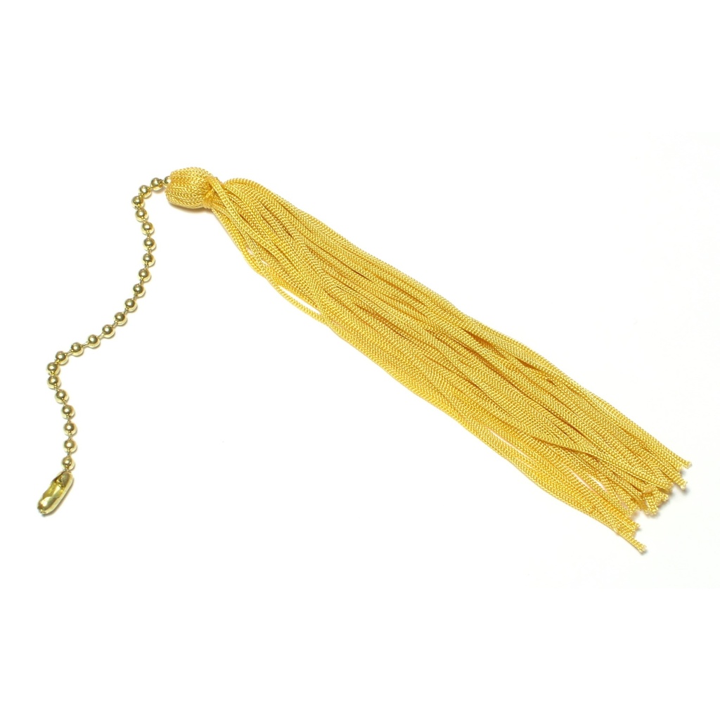 5" Gold Ball Chn Tassel