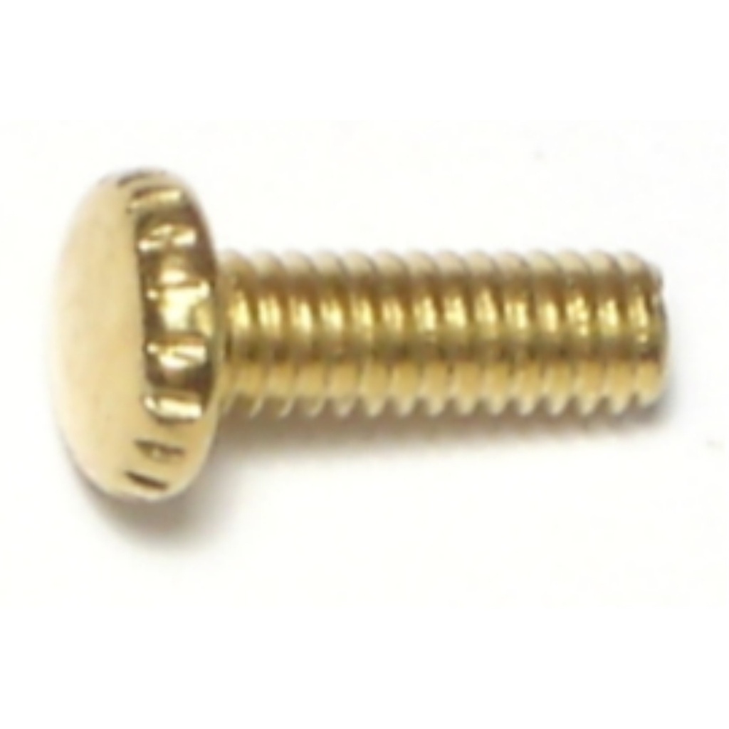 8-32 x 1/2 Knurled Scr BrPl