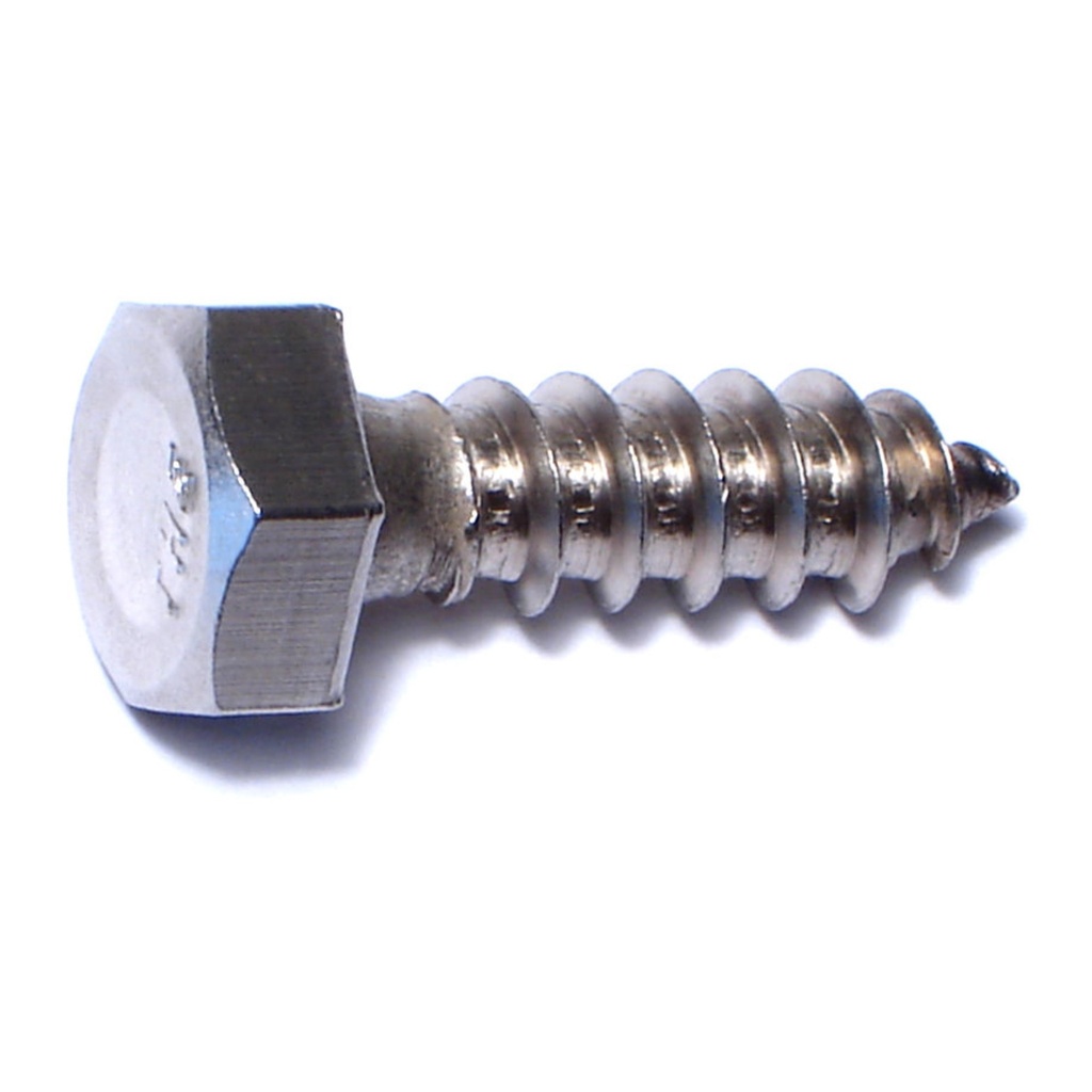 5/16 x 1 Hex Lag Screw SS