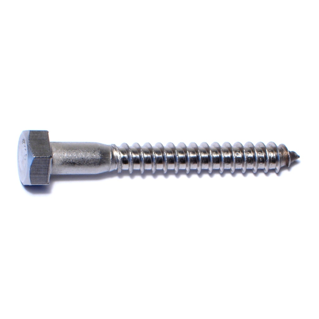 5/16 x 2-1/2 Hex Lag Screw SS