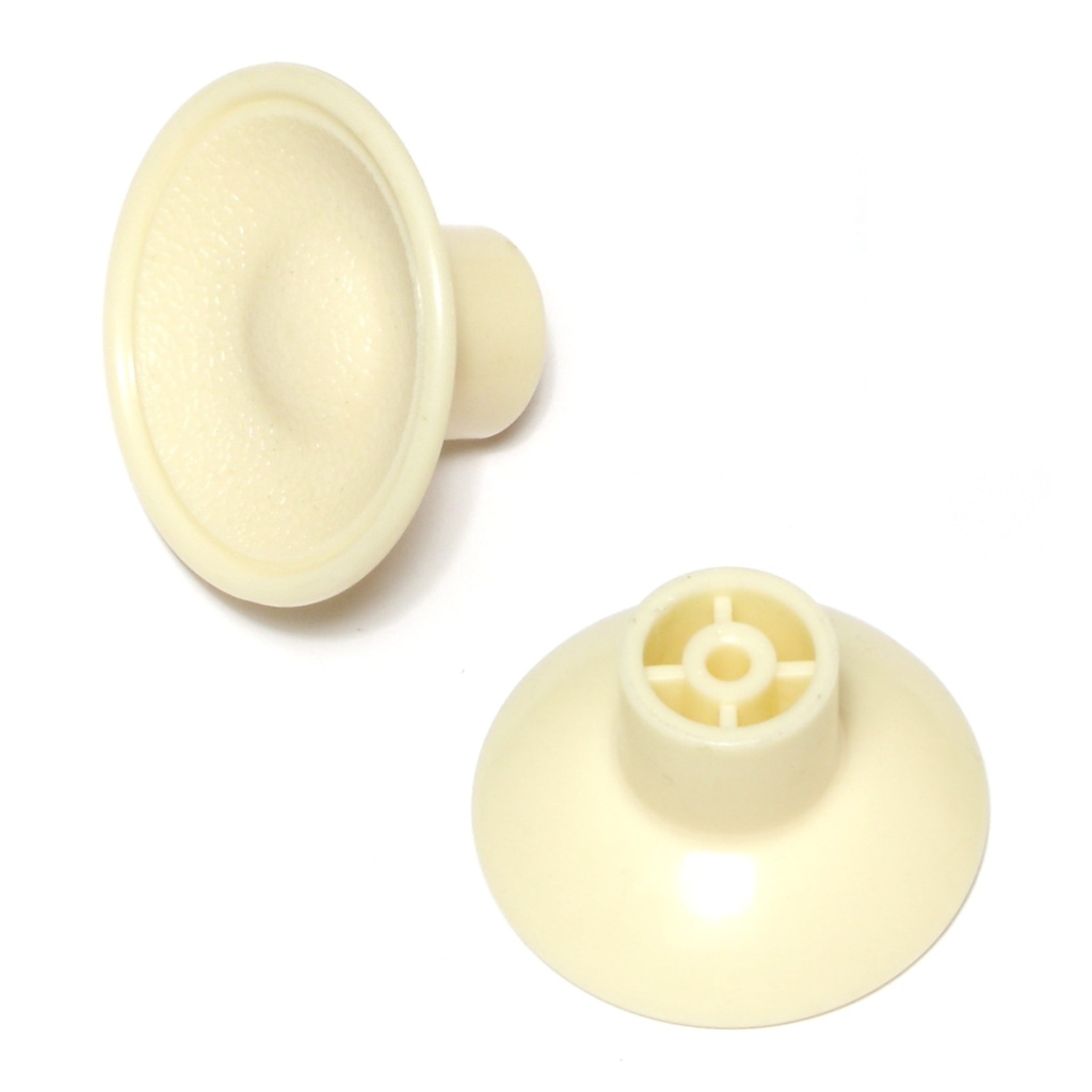 1-3/4" Door Knob Ivory